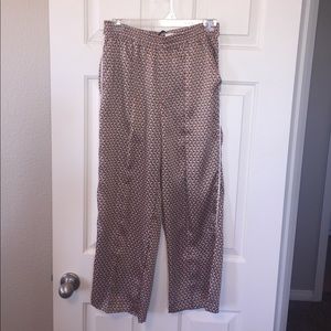 Zara Silk Track Pants